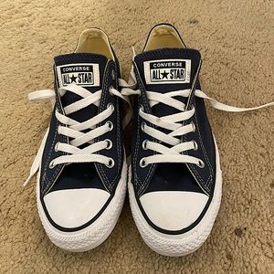 Women’s Navy Blue Converse All Star Sneakers